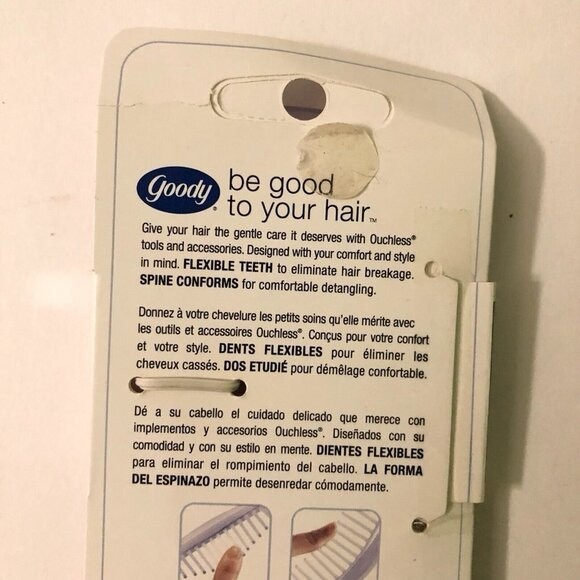 2008 Goody Ouchless Comb Reduces Snagging Damaged Packaging - Picture 6 of 9